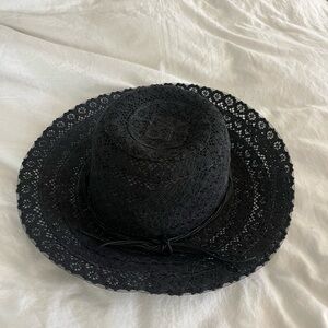 Elegant Black Lace Women's Hat